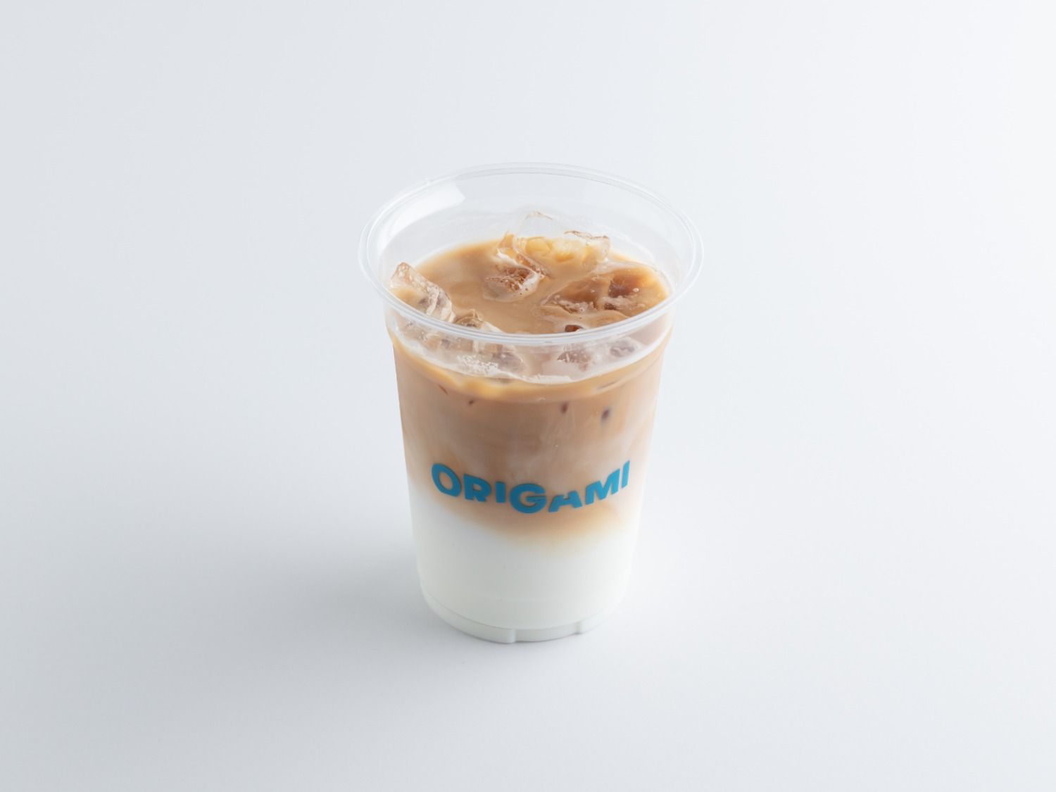 Origami iced latte